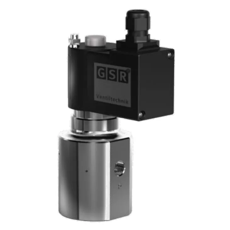 Solenoid valve for high pressure applications GSR 3/071