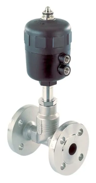 Pneumatically operated 2-way globe control valve Burkert Type 2712