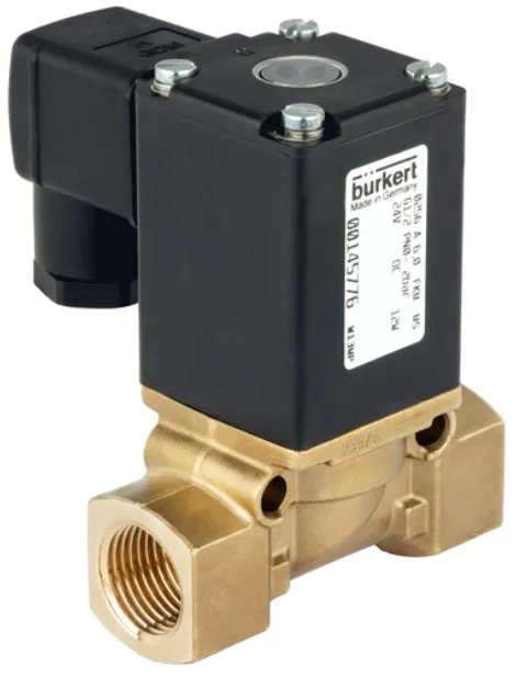Solenoid valve Burkert type 0256 - Direct-acting 2/2-way solenoid valve