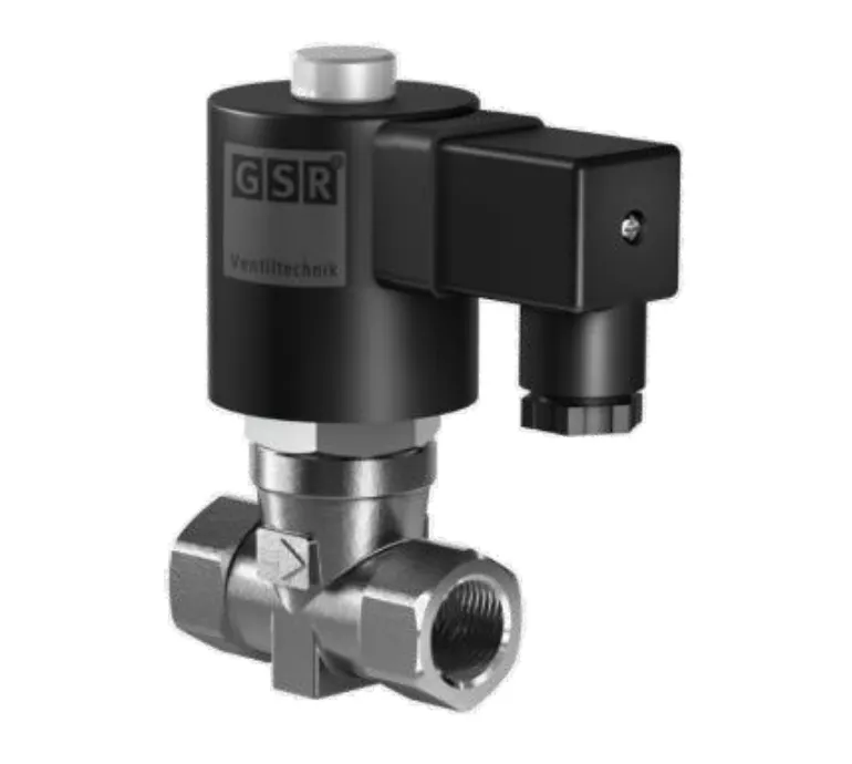 Solenoid valve for high pressure applications GSR 46