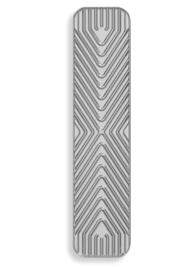 Asymmetric brazed plate exchangers