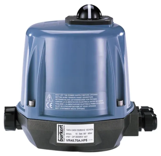 Electric Rotary Actuator - On/Off and Control Burkert type 3005