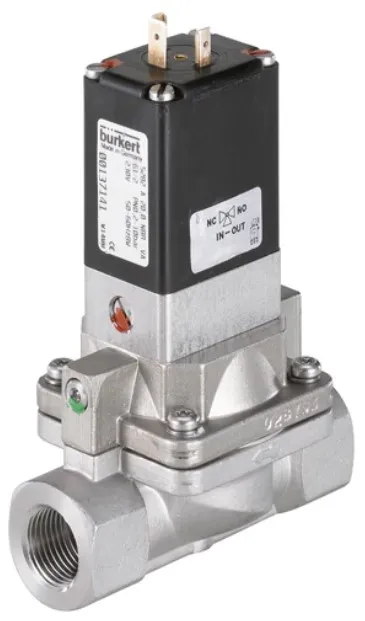Water solenoid valve Burkert type 5282 - Servo-assisted 2/2-way diaphragm valve