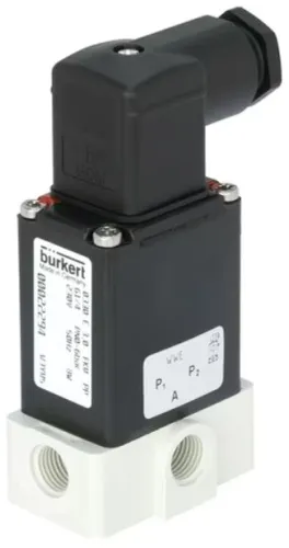 Solenoid valve Burkert type 0330 - Direct-acting 2/2 or 3/2-way pivoted armature valve