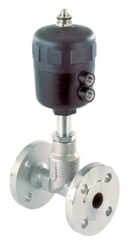 Pneumatically operated 2-way globe control valve Burkert Type 2712