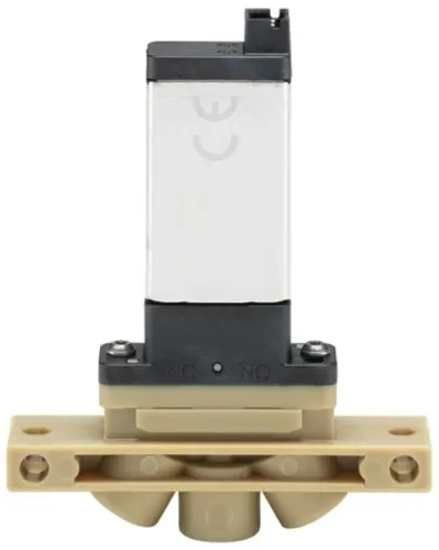 Media separated solenoid valve Burkert type 6724 - 2/2 or 3/2-way Whisper Valve with media separation