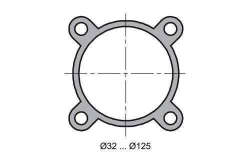 Double acting cylinder | adjustable cushioning | magnetic piston | D-series HAFNER DIL