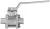 2/2-way ball valve 3-piece Burkert type 2654