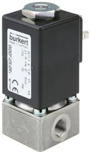Solenoid valve Burkert type 0253 - 2/2-way solenoid valve, direct-acting