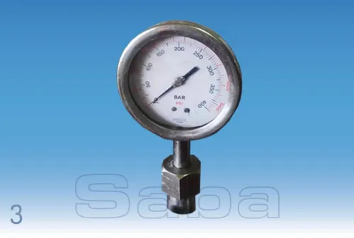 SANITARY PRESSURE GAUGE FOR HOMOGENIZER (MOD. SAS 24)