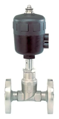 Pneumatically operated 2-way globe control valve Burkert Type 2712
