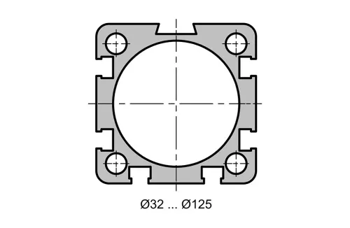 Double acting cylinder | adjustable cushioning | magnetic piston | stainless steel rod | D-series HAFNER DIPR