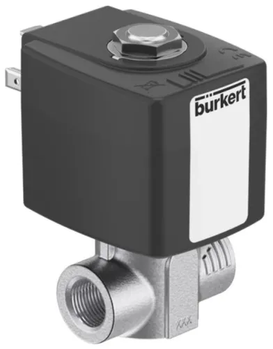 Hazardous location solenoids type 6440 - Servo-assisted 2/2-way piston valve