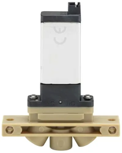 Media separated solenoid valve Burkert type 6724 - 2/2 or 3/2-way Whisper Valve with media separation