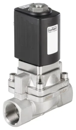 Solenoid valve type 5406 - Piston valve 2/2-way servo-assisted