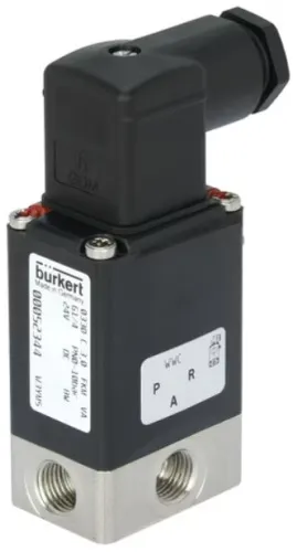 Solenoid valve Burkert type 0330 - Direct-acting 2/2 or 3/2-way pivoted armature valve