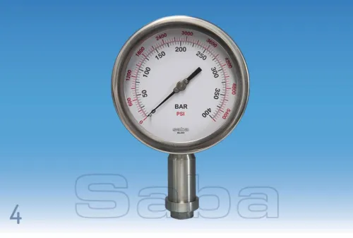 SANITARY PRESSURE GAUGE FOR HOMOGENIZER (MOD. SAS 24)