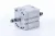 Double acting cylinder | through piston rod | magnetic piston | male thread | Z-series HAFNER ZBF