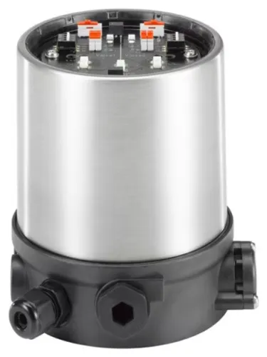 Control- and feedback head for integrated mounting on Robolux valves Type 2036/8686