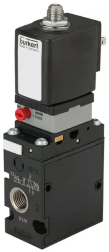 Hazardous location solenoids type 6518 - Servo-assisted 3/2 way Solenoid Valve for pneumatics