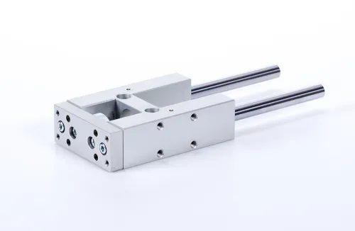H-shaped liner guide | for cylinders ISO 6432 | with ball bearings | with longer coupling HAFNER RHGL
