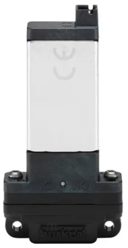 Media separated solenoid valve Burkert type 6724 - 2/2 or 3/2-way Whisper Valve with media separation