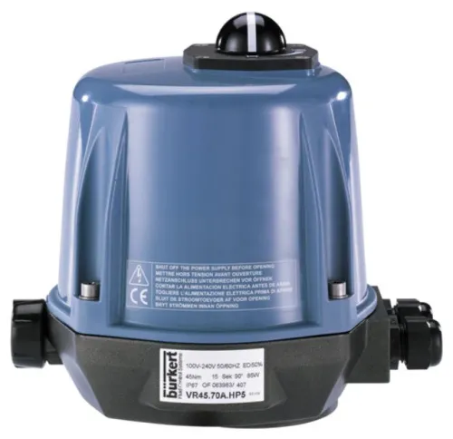 Electric Rotary Actuator - On/Off and Control Burkert type 3005
