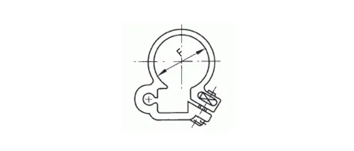 Fastener | for SM - proximity switch | R-series | round cylinders HAFNER RX