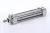 Stainless steel double acting cylinder | adjustable cushioning | magnetic piston | INOX | M-series HAFNER DIMX