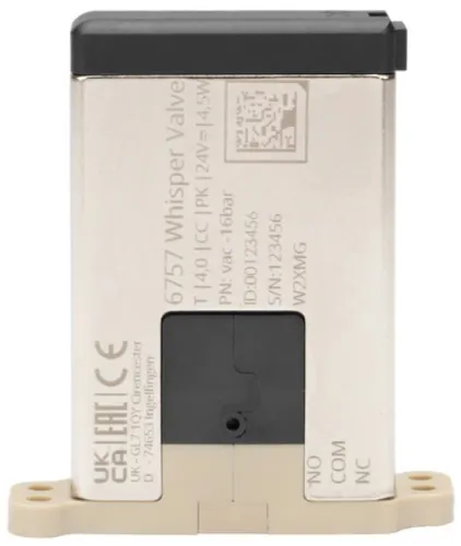 Solenoid valve Burkert type 6757 - 2/2 or 3/2-way Whisper Valve with media separation