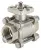2/2-way ball valve 3-piece Burkert type 2654