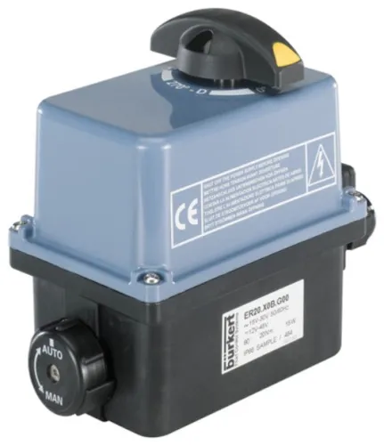 Electrical Rotary Actuator - On/Off and control Burkert type 3003