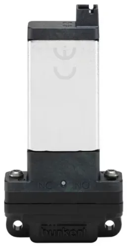 Media separated solenoid valve Burkert type 6724 - 2/2 or 3/2-way Whisper Valve with media separation