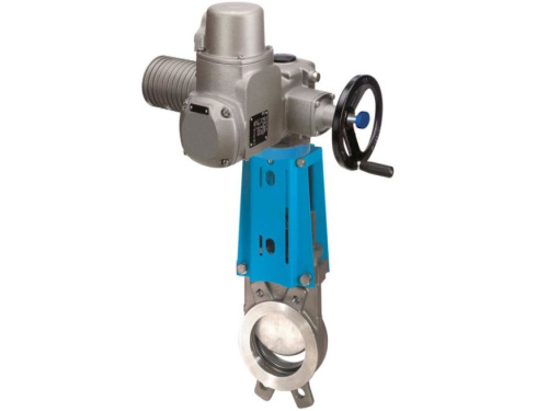 Knife-gate valve with single-action pneumatic actuator END-Armaturen WGExxx/ML