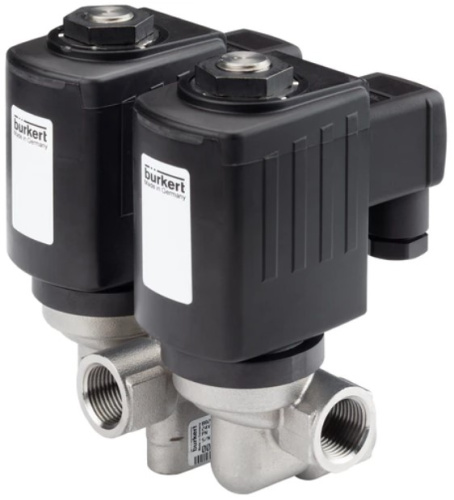 Steam solenoid valve Burkert type 6240 - Servo-assisted 2/2-way piston valve Steam solenoid valve Burkert type 6240 - Servo-assisted 2/2-way piston valve