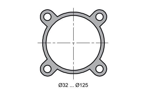 Double acting cylinder | adjustable cushioning | magnetic piston | non-rotating piston rod | D-serie  HAFNER DILD