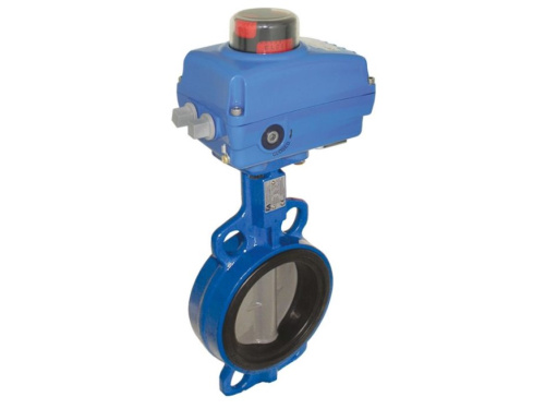 Butterfly valve with electric actuator END-Armaturen WA-NE