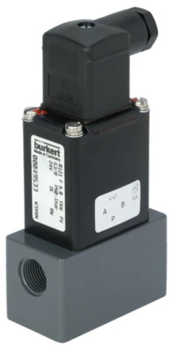 Solenoid valve Burkert type 0121 - Direct-acting 2/2 or 3/2-way pivoted armature valve