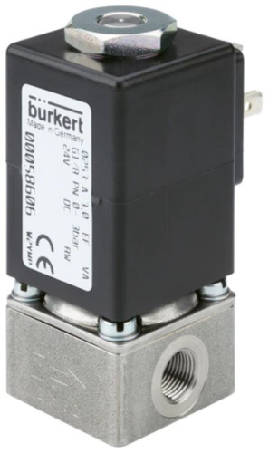 Solenoid valve Burkert type 0253 - 2/2-way solenoid valve, direct-acting