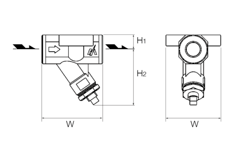 Steam Traps with Two-Bolt Connection Miyawaki UNC