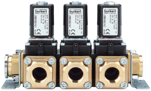 Solenoid valve Burkert type 0287 - 2/2-way solenoid valve for neutral media