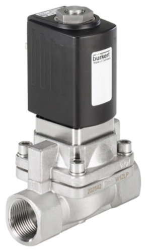 Solenoid valve type 5406 - Piston valve 2/2-way servo-assisted Solenoid valve type 5406 - Piston valve 2/2-way servo-assisted