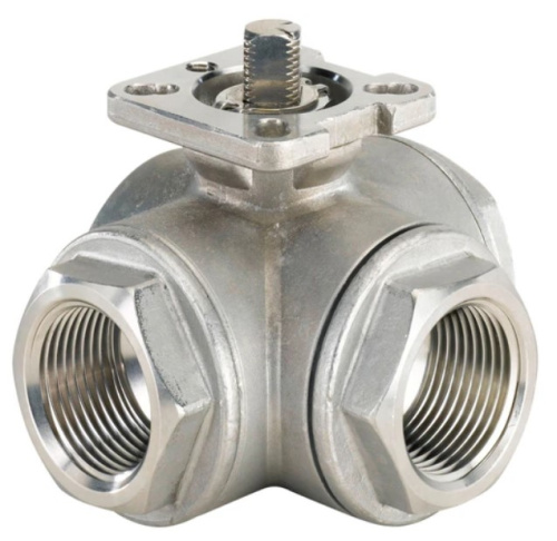 3-Way Ball Valve with L-bore Burkert type TKU002