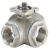 3-Way Ball Valve with L-bore Burkert type TKU002