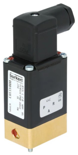 Solenoid valve Burkert type 0331 - Direct-acting 2/2 or 3/2-way pivoted armature valve Solenoid valve Burkert type 0331 - Direct-acting 2/2 or 3/2-way pivoted armature valve