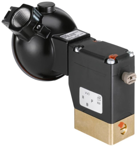 Solenoid valve Burkert type 0331 - Direct-acting 2/2 or 3/2-way pivoted armature valve Solenoid valve Burkert type 0331 - Direct-acting 2/2 or 3/2-way pivoted armature valve