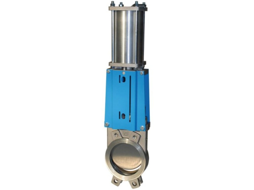 Knife-gate valve with pneumatic actuator END-Armaturen WGExxx/PD