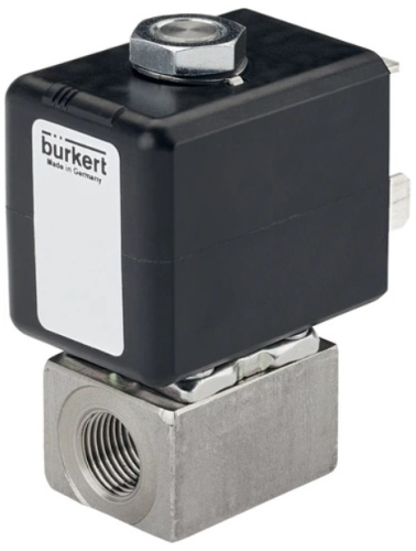 Solenoid valve Burkert type 7011 - Direct-acting 2/2-way plunger valve
