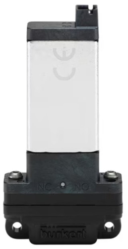 Media separated solenoid valve Burkert type 6724 - 2/2 or 3/2-way Whisper Valve with media separation