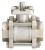 2/2-way ball valve 3-piece Burkert type 2654